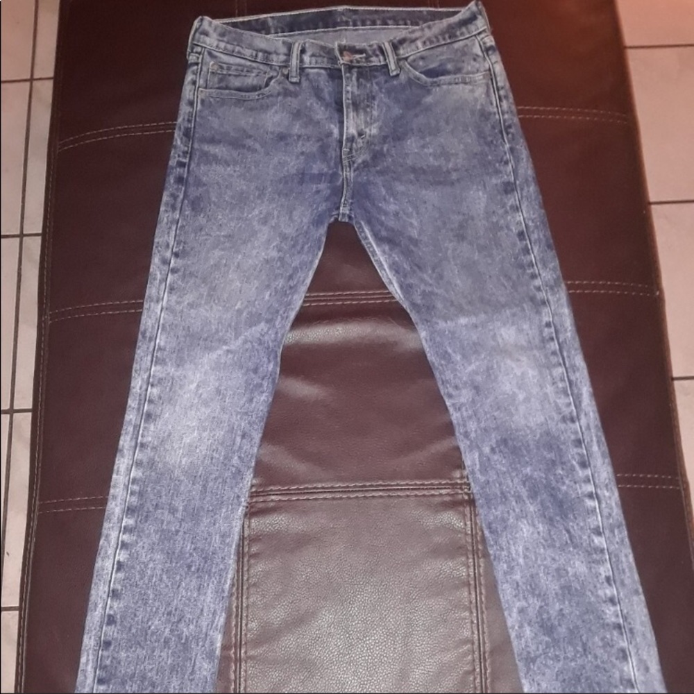 Levi's Washed Light Blue Denim 510 Jeans